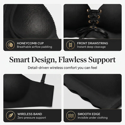 Women’s Seamless Breathable Push-Up Support Bra