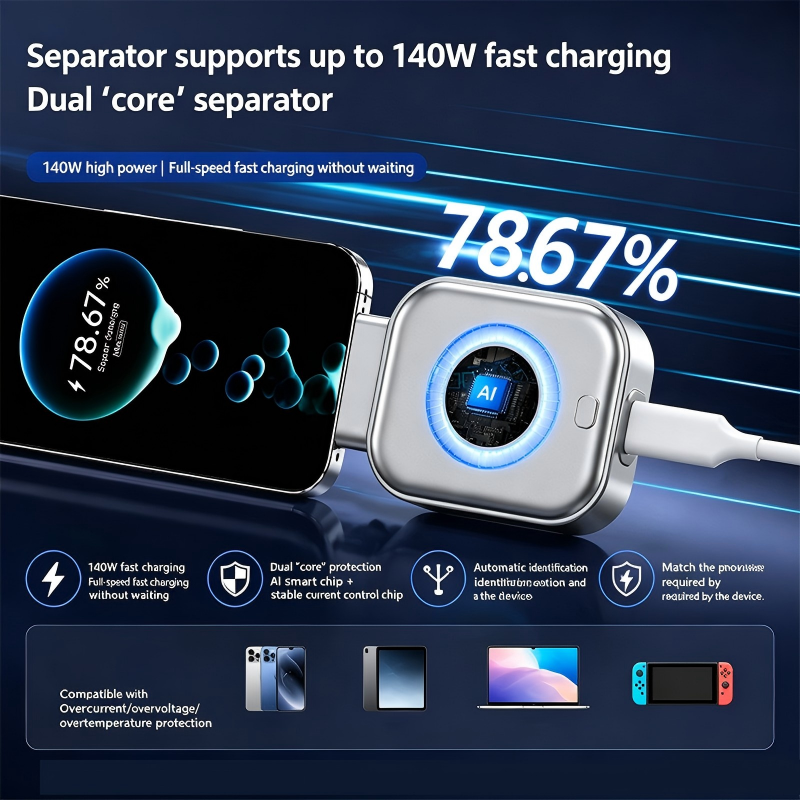 140W AI Smart Fast Charger