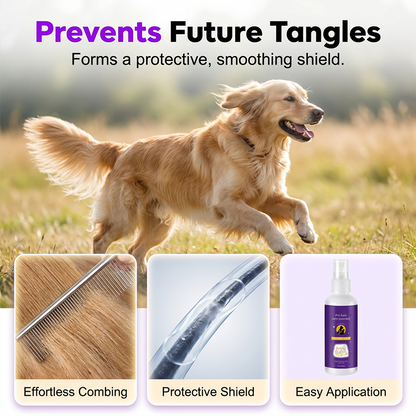 Detangling spray for Pets