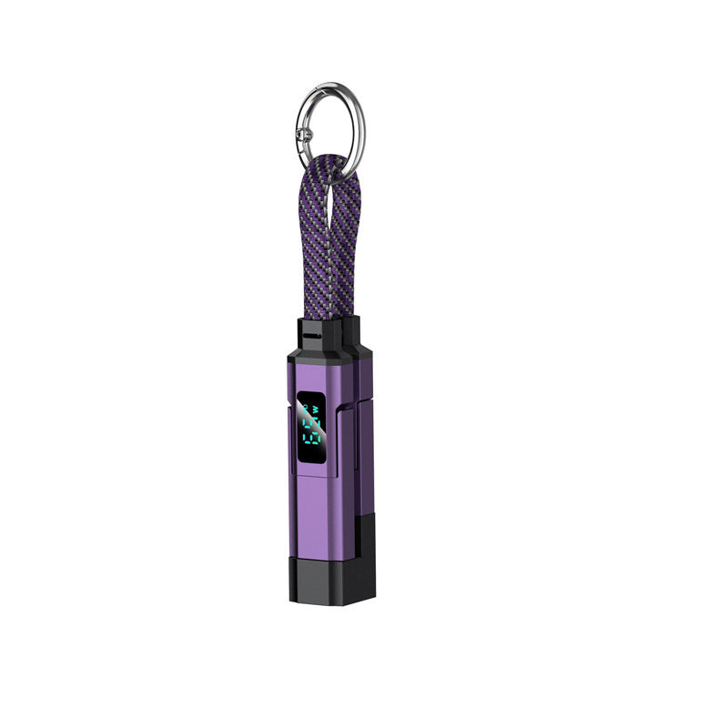 ⚡HOT SALE 50% OFF🔥4-in-1 Digital Display Keychain Charging Cable