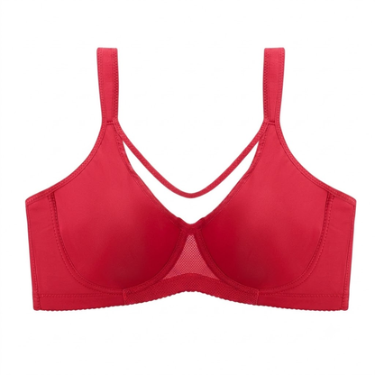 Sheer Full Coverage Plus Size Bra
